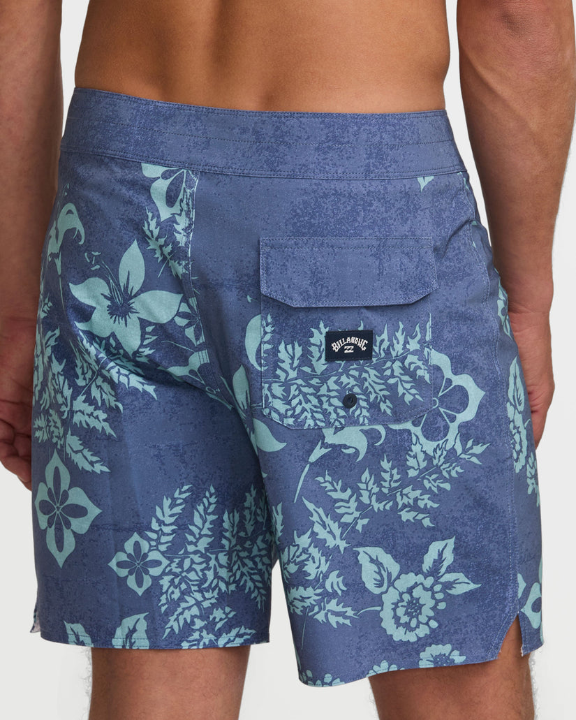 Good Times Pro Performance 17.5" Boardshorts - Blue Fog