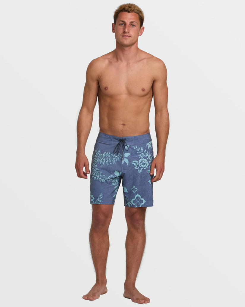 Good Times Pro Performance 17.5" Boardshorts - Blue Fog