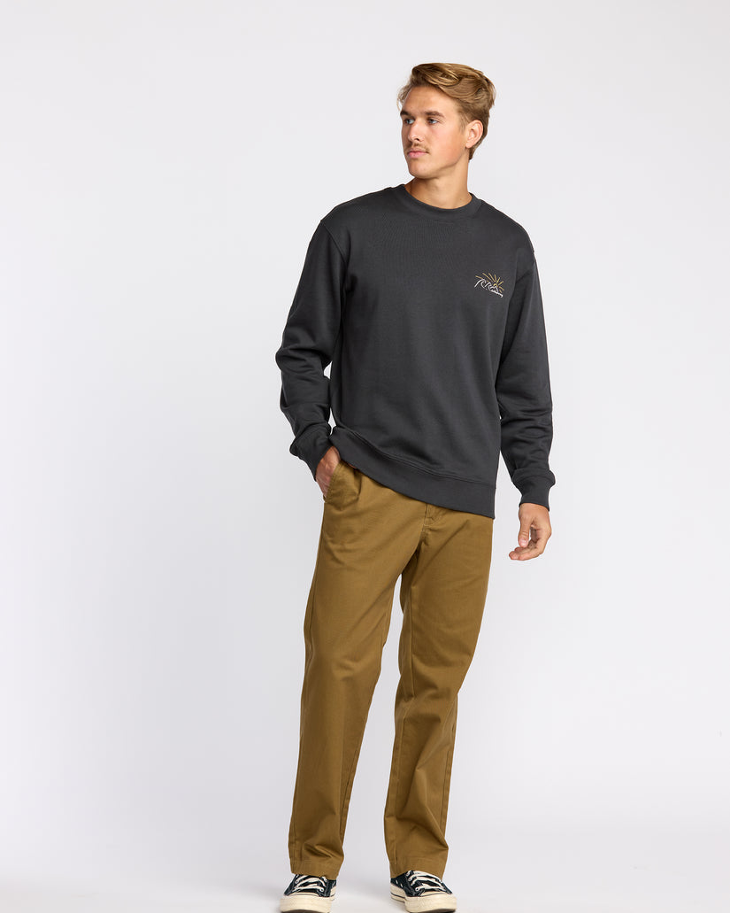 Sunrise Crew Sweatshirt - Washed Black