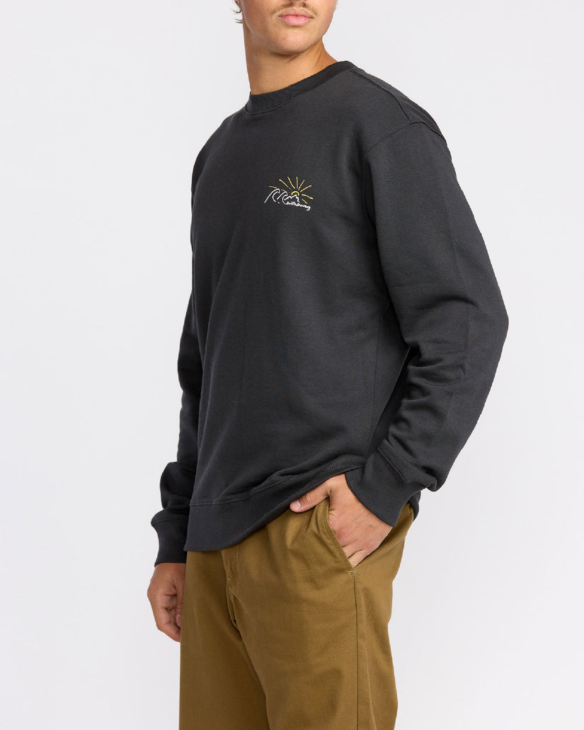 Sunrise Crew Sweatshirt - Washed Black