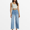 Free Fall Indigo Wide-Leg Jeans - Surf Spray