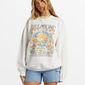 Ride In Oversized Crewneck Sweatshirt - White