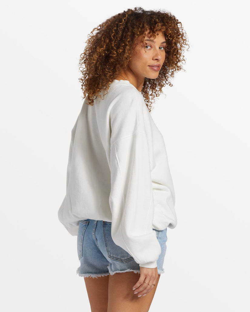 Aloha Kendal Crew Neck Sweatshirt - Salt Crystal