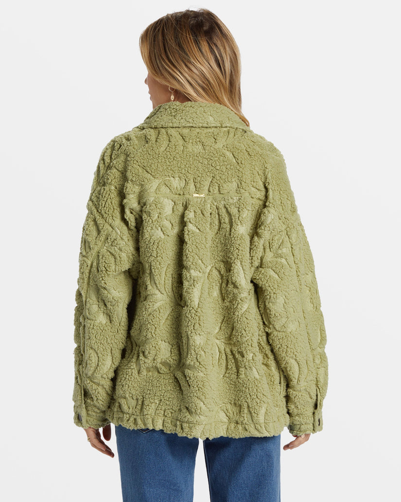 Sundown Sherpa Jacket - Avocado