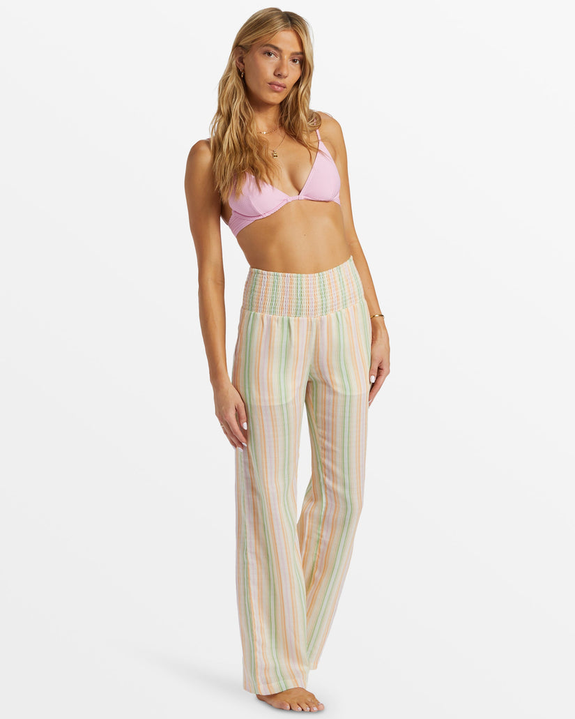 New Waves 2 Elastic Waist Pants - Sweet Pink