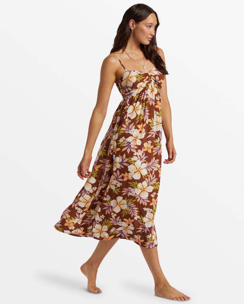 Daybreak Midi Midi Dress - Toasted Coconut