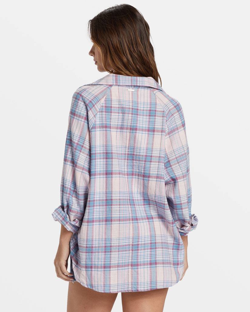 Best Time Long Sleeve Shirt - Washed Berry