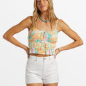 Sunkissed Cropped Cami Top - Multi