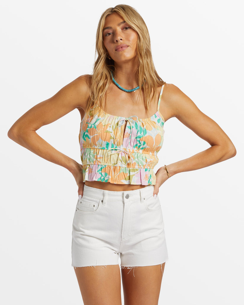 Sunkissed Cropped Cami Top - Multi