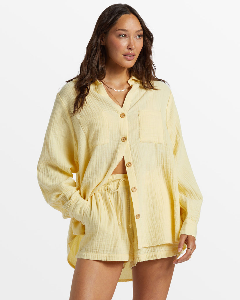 Swell Shirt Woven Shirt - Mellow Yellow