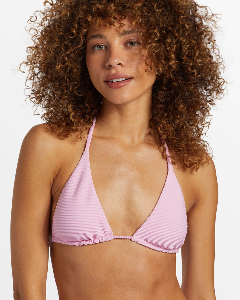 Tanlines Multi-way Triangle Bikini Top - Pink Dream