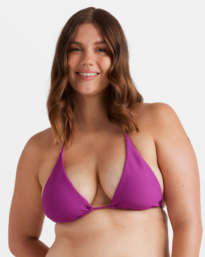 Tanlines Multi Triangle Bikini Top - Berry Bliss