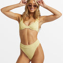 Summer High Ruby Underwire Bikini Top - Mellow Yellow