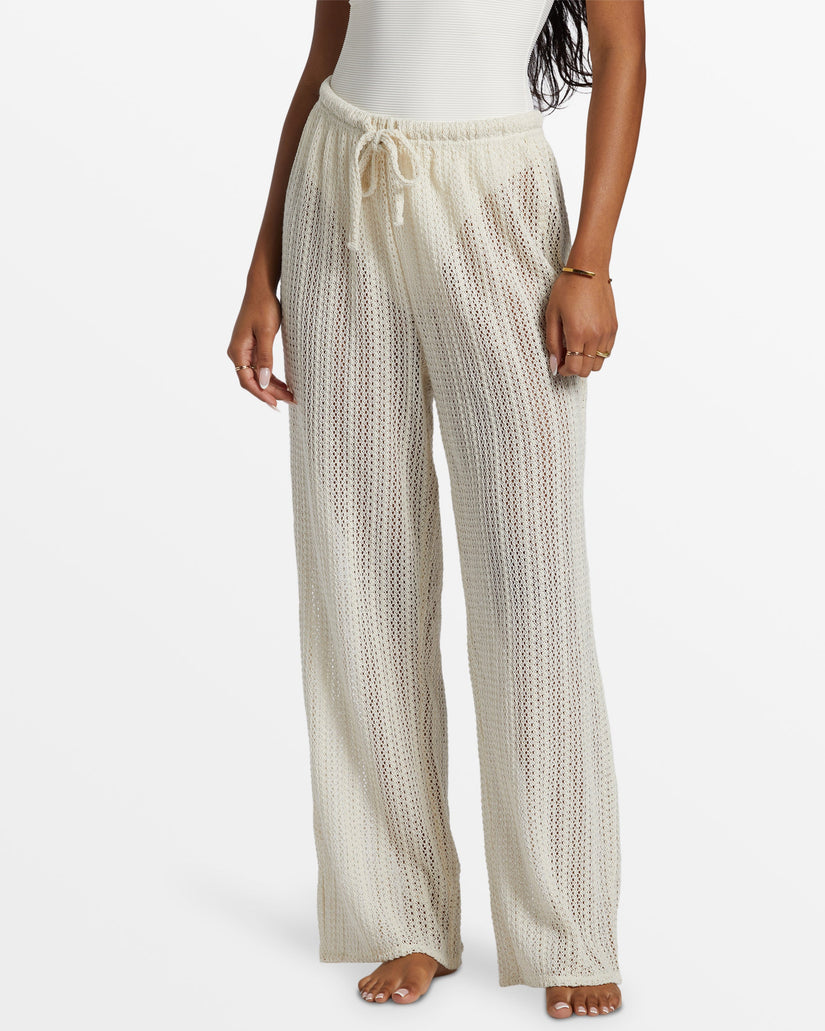 Largo Beach Pant Cover Up - Salt Crystal