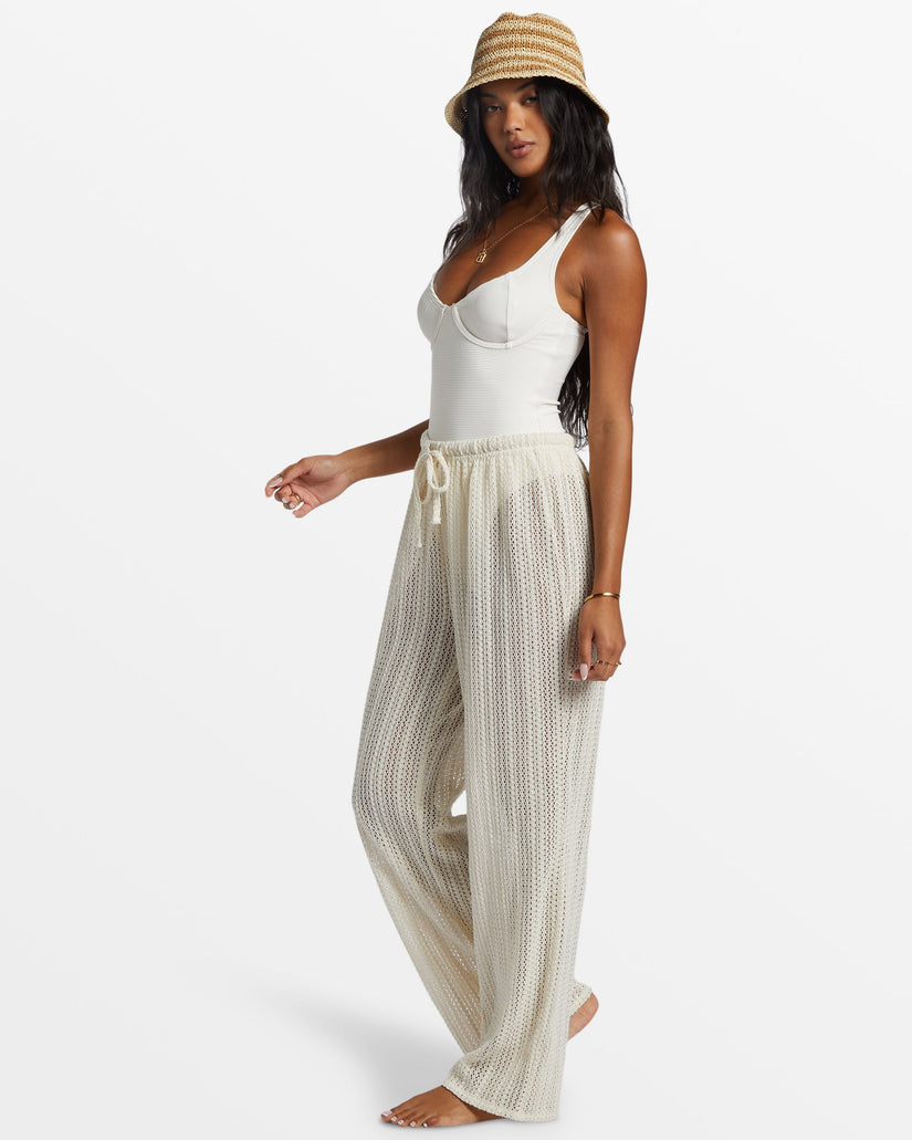 Largo Beach Pant Cover Up - Salt Crystal