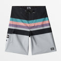 Boy's 2-7 All Day Stripe Pro Boardshorts - Stealth