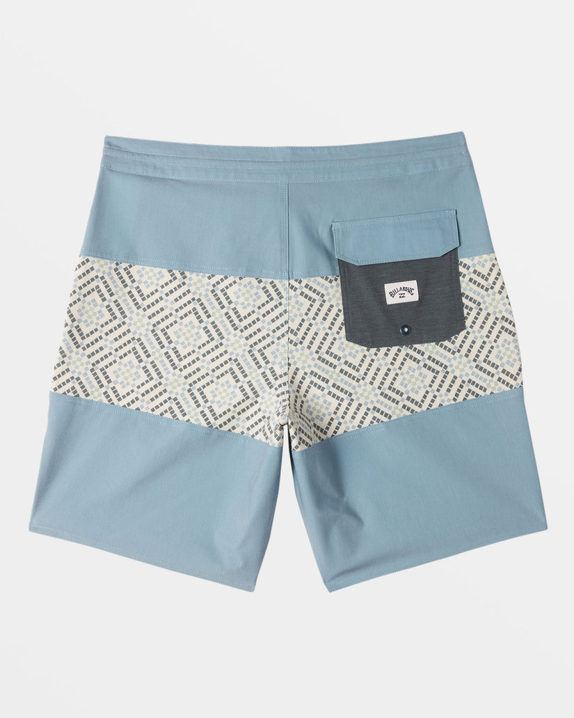 Tribong Lo Tide 19" Boardshorts - Blue Wash