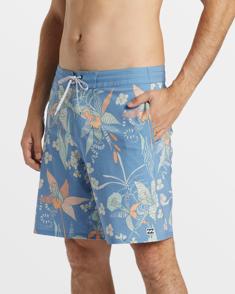 Sundays Lo Tide 19" Boardshorts - Carolina Blue