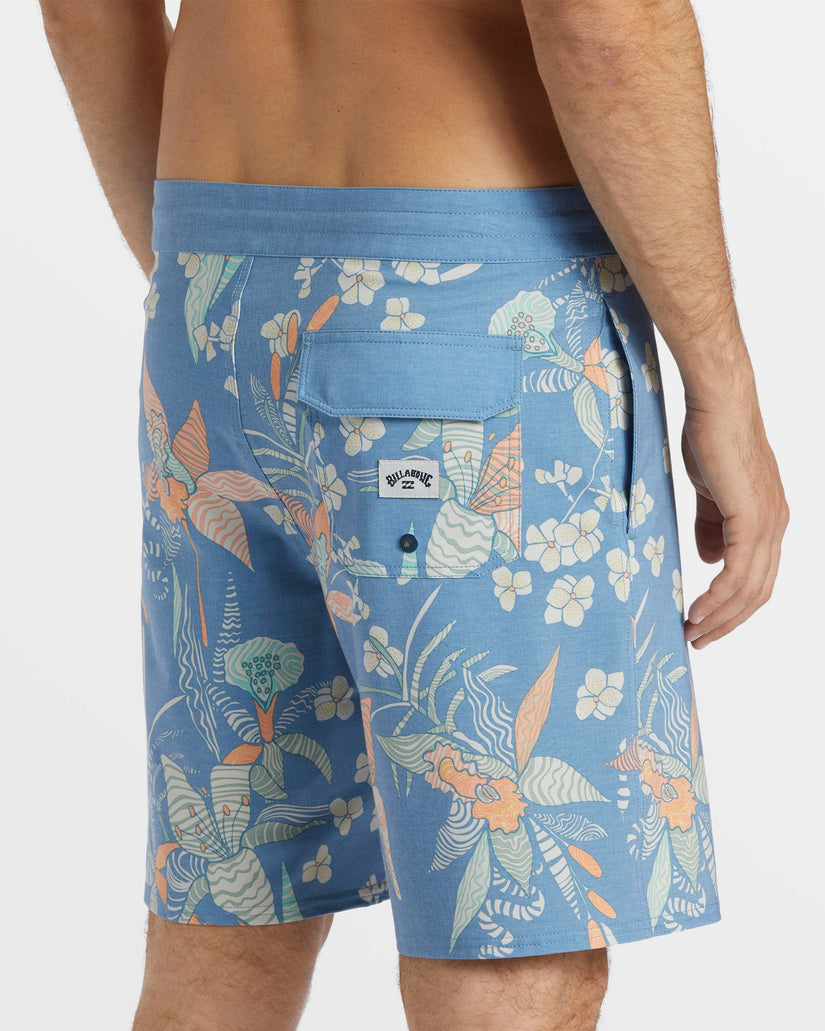 Sundays Lo Tide 19" Boardshorts - Carolina Blue