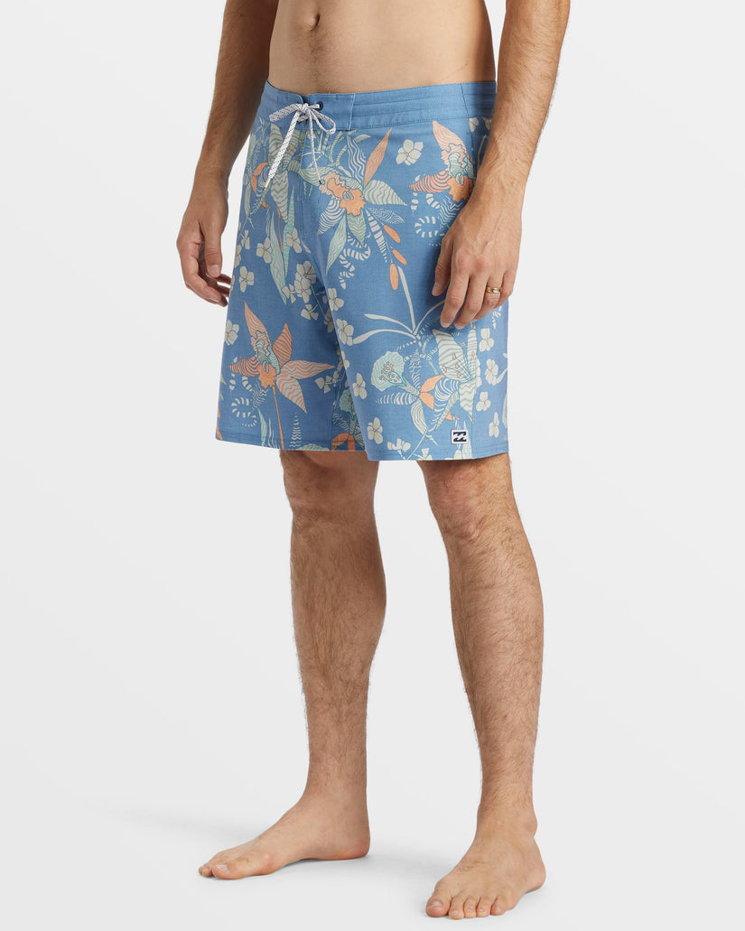 Sundays Lo Tide 19" Boardshorts - Carolina Blue