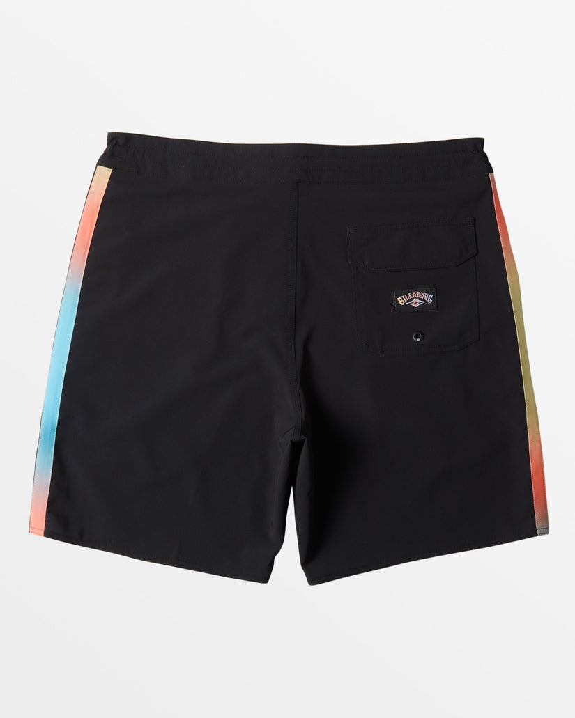 Kirra Pro Performance 17" Boardshorts - Black