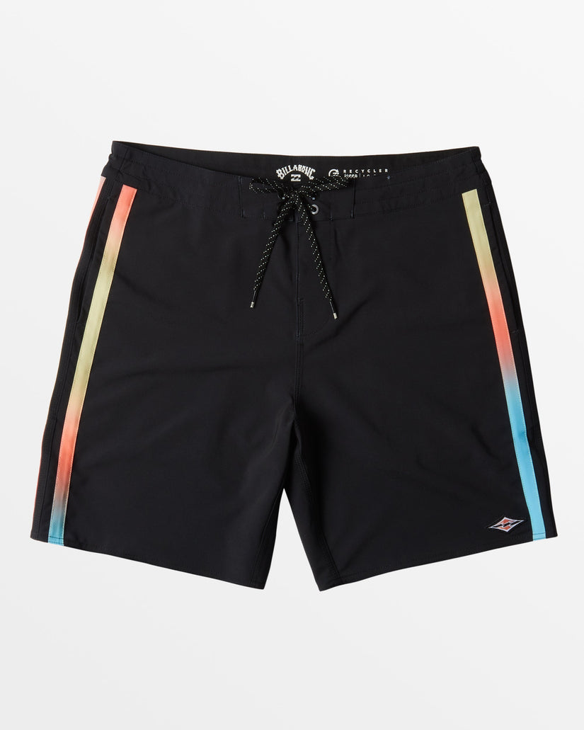 Kirra Pro Performance 17" Boardshorts - Black