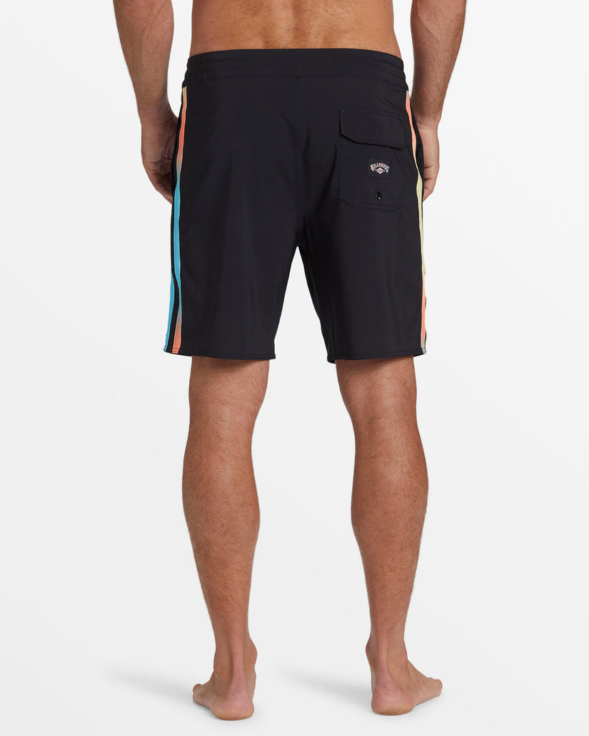 Kirra Pro Performance 17" Boardshorts - Black