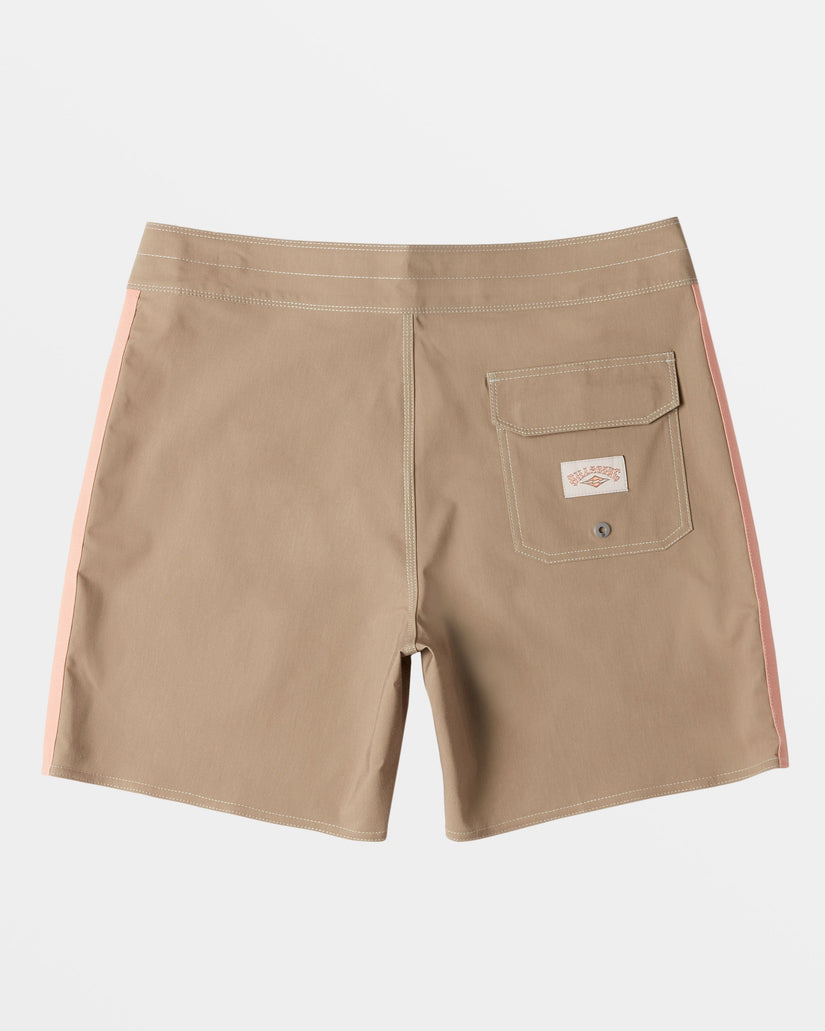 Kirra Pro Performance 17" Boardshorts - Gravel