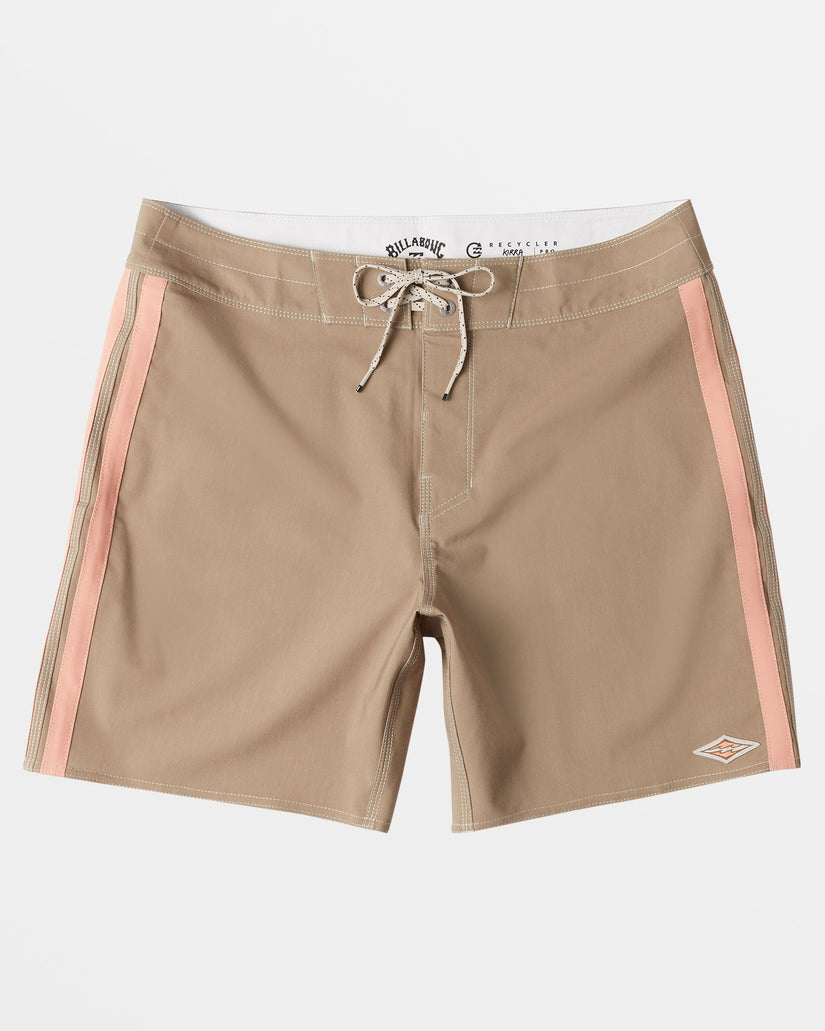 Kirra Pro Performance 17" Boardshorts - Gravel