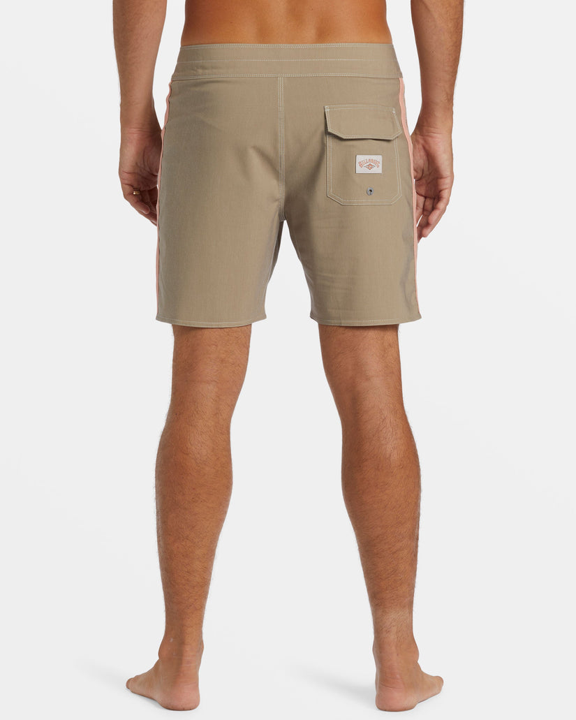 Kirra Pro Performance 17" Boardshorts - Gravel