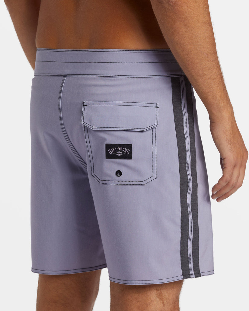 Kirra Pro Performance 17" Boardshorts - Purple Ash