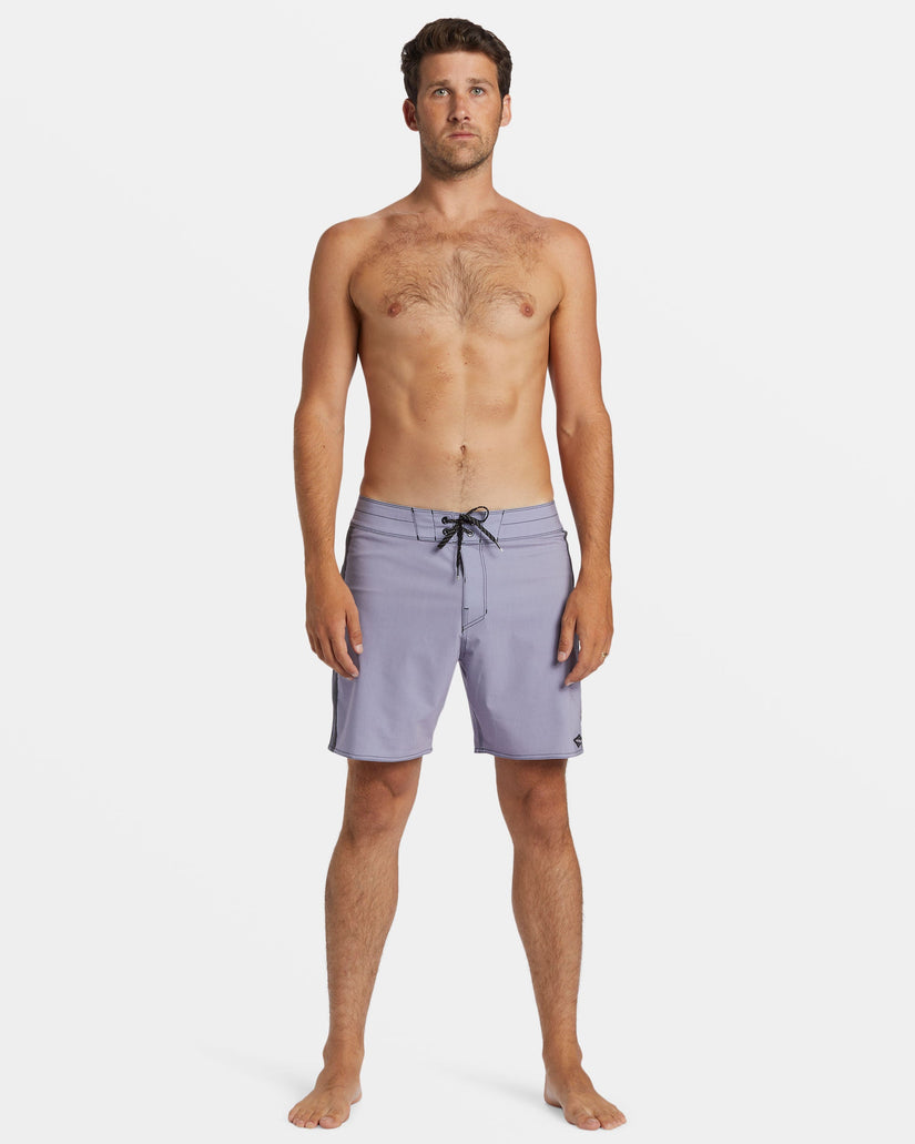 Kirra Pro Performance 17" Boardshorts - Purple Ash