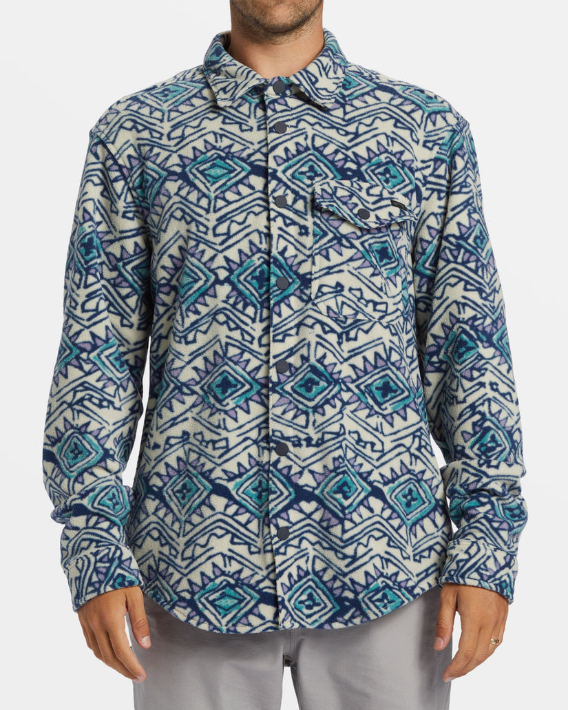 A/Div Furnace Flannel Shirt - Slate Blue