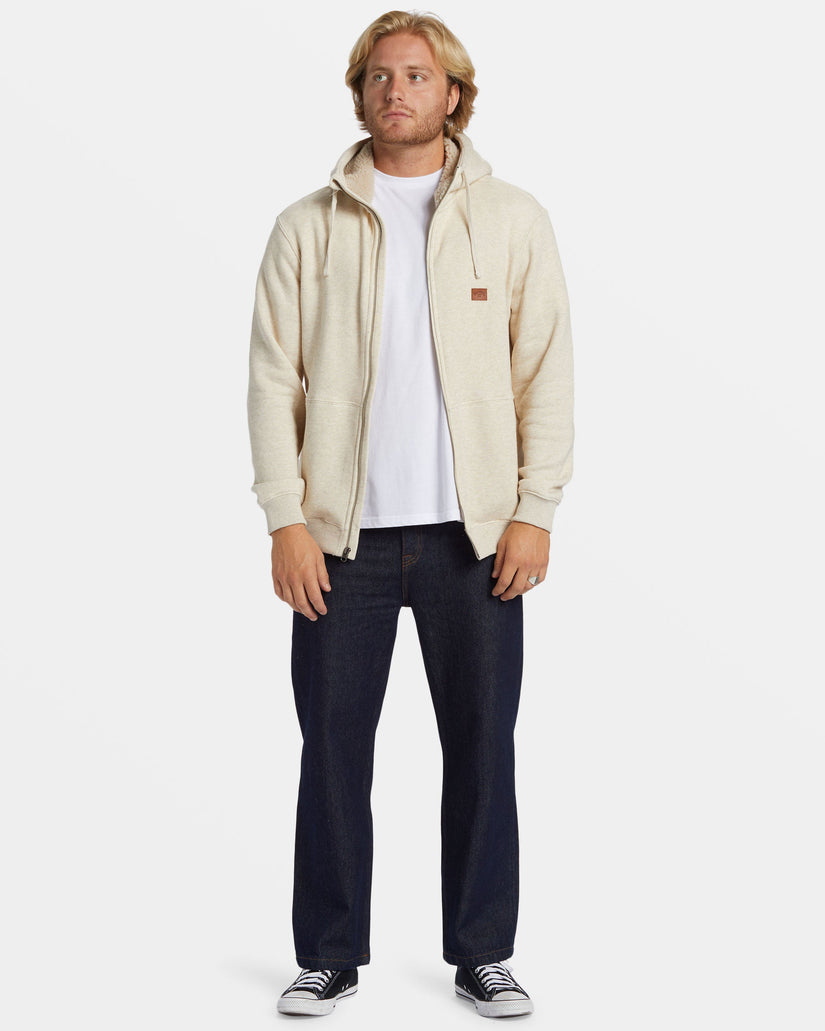 Hudson Zip-Up Hoodie - Oatmeal Heather