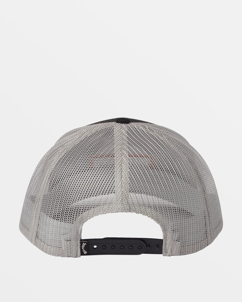 Walled Trucker Hat - Black