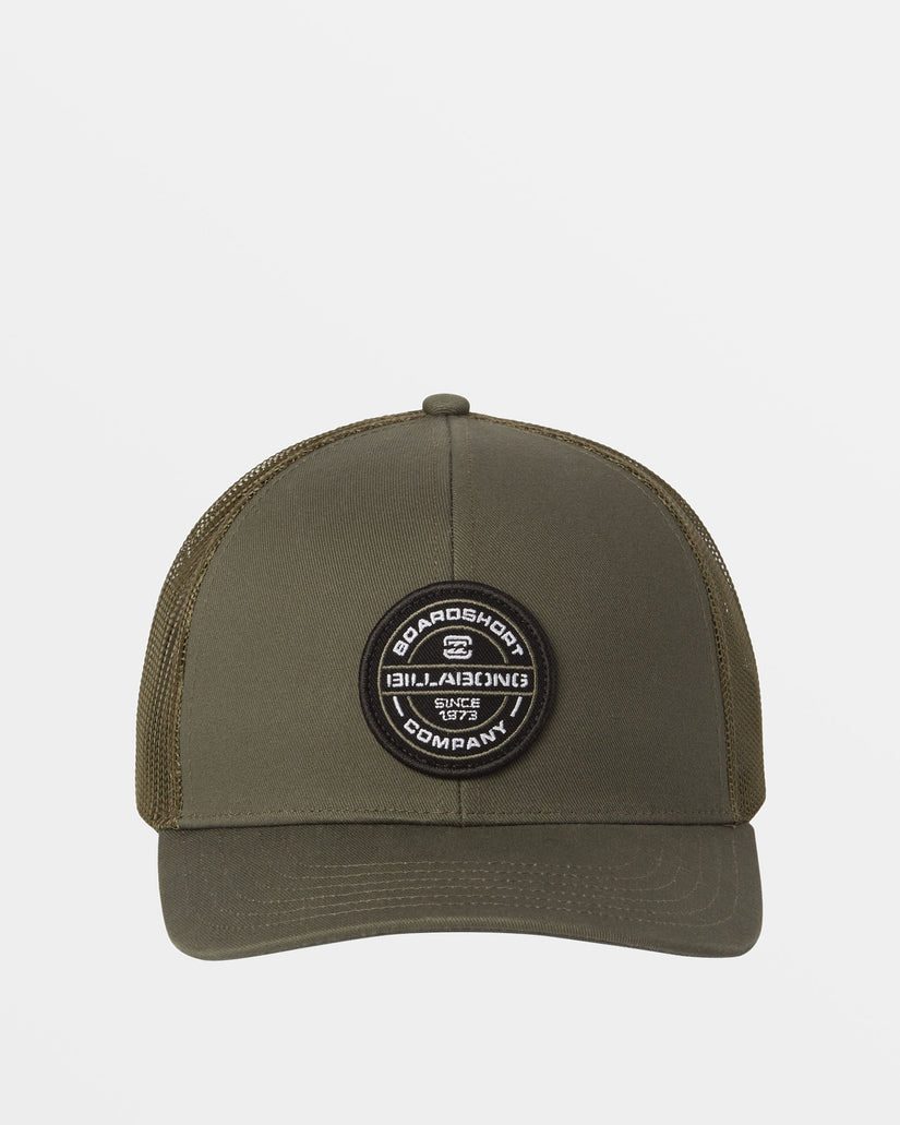 Walled Trucker Hat - Military