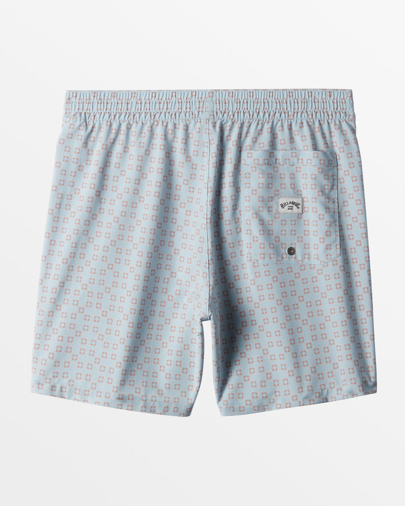 Sundays Layback 17" Elastic Waist Shorts - Ash Blue