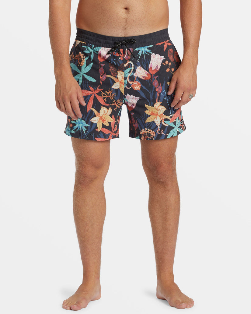 Good Times Layback 16" Volley Shorts - Asphalt