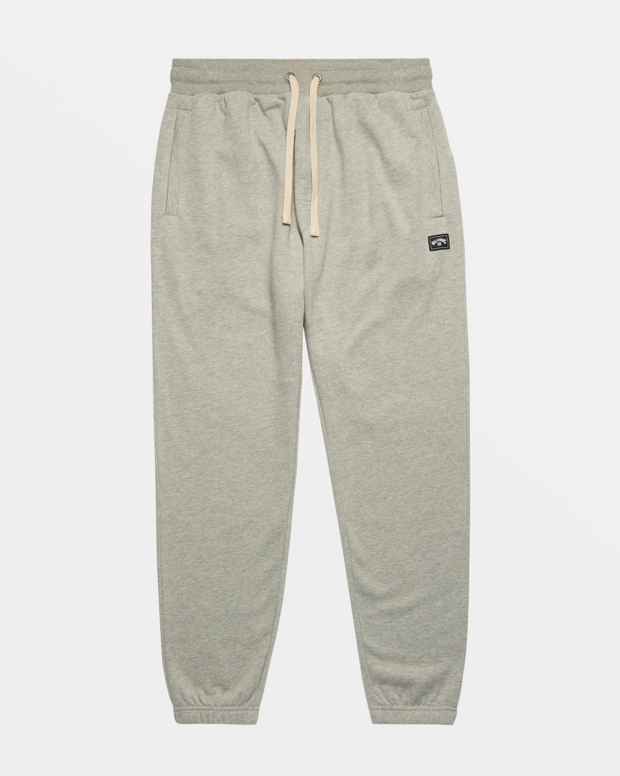 Gray sweatpants with elastic ankles on sale