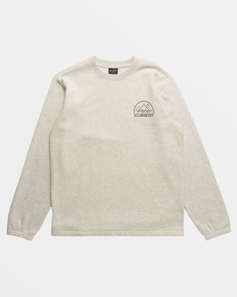 Compass Crewneck Sweatshirt - Oatmeal Heather