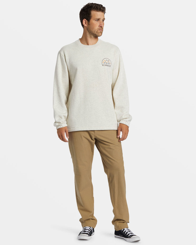 Compass Crewneck Sweatshirt - Oatmeal Heather