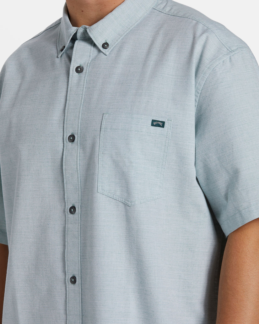 All Day Short Sleeve Shirt - Jade Stone