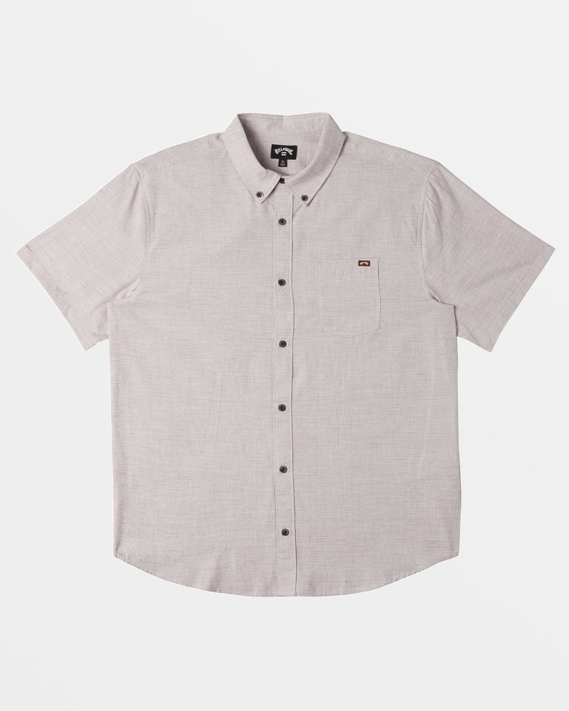 All Day Short Sleeve Shirt - Port Heather