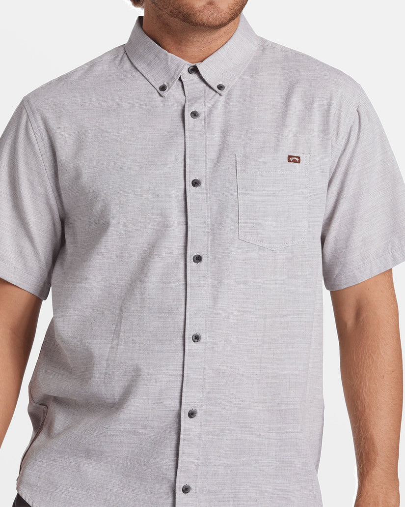 All Day Short Sleeve Shirt - Port Heather