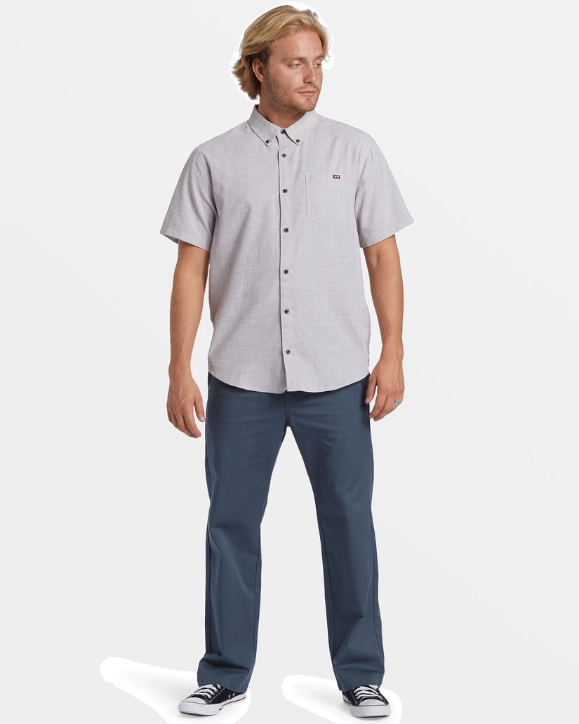 All Day Short Sleeve Shirt - Port Heather