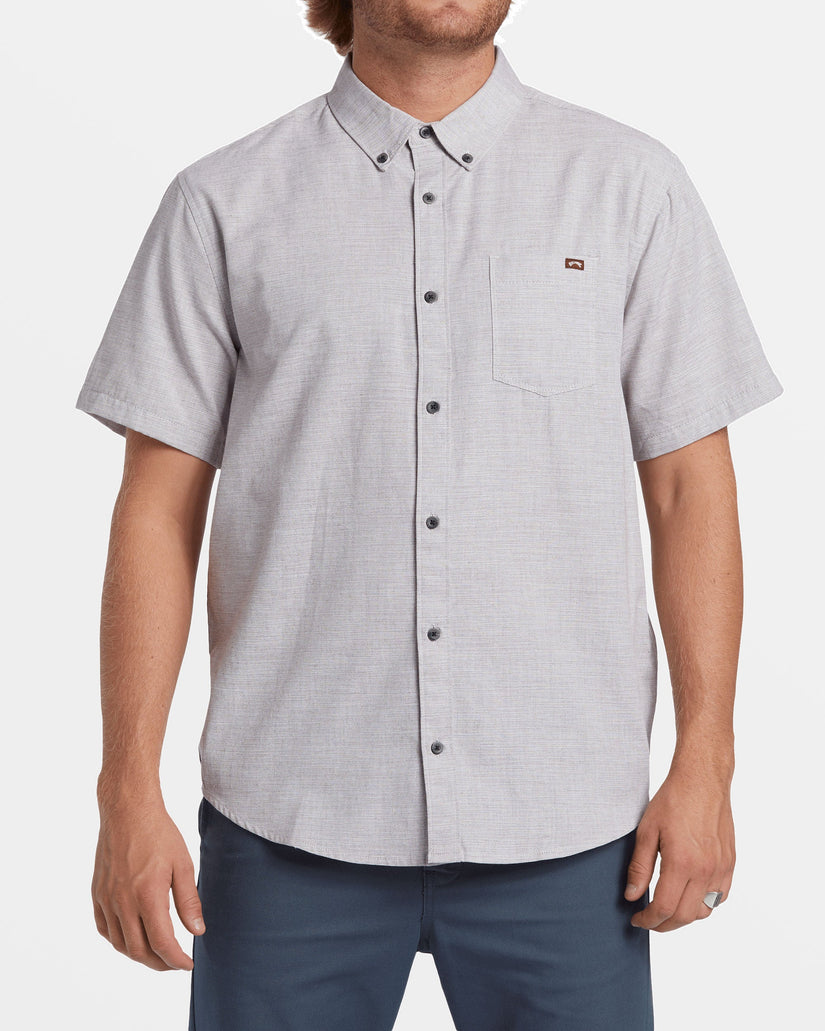 All Day Short Sleeve Shirt - Port Heather