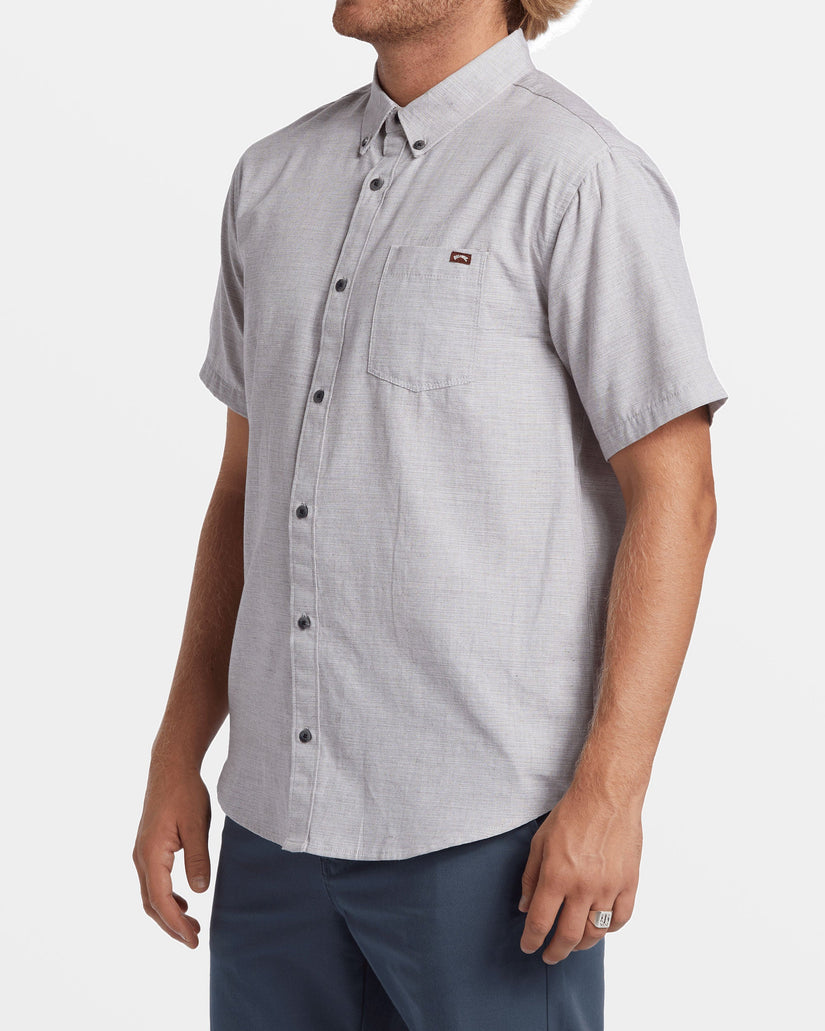 All Day Short Sleeve Shirt - Port Heather