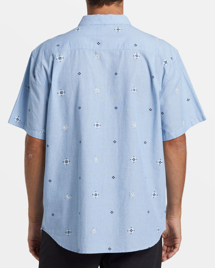 Sundays Mini Short Sleeve Shirt - Smoke Blue