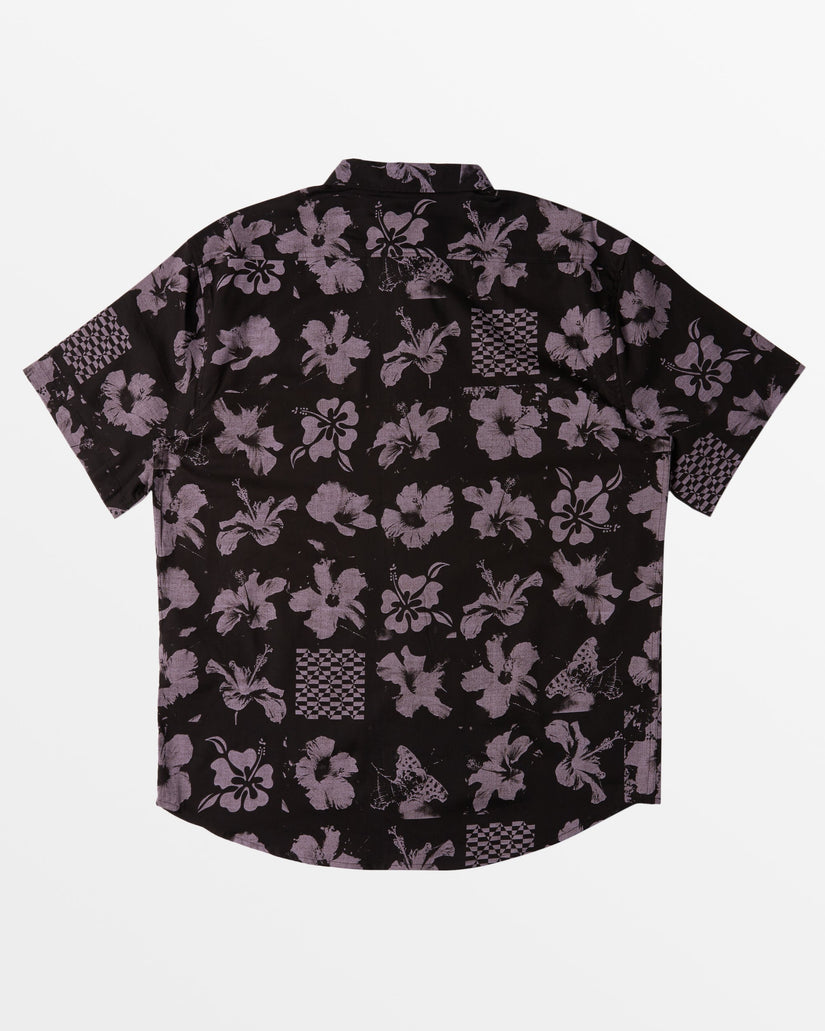 Sundays Short Sleeve Shirt - Purple Ash