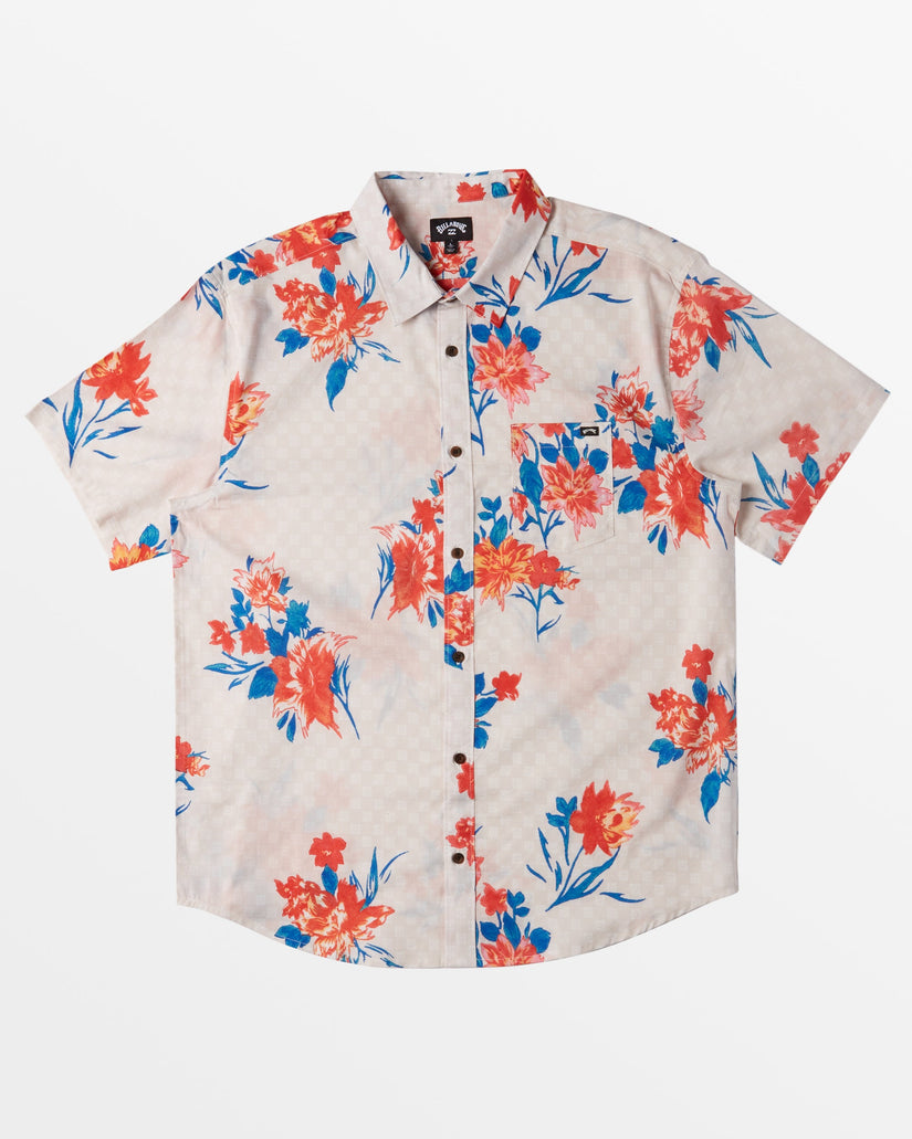 Sundays Short Sleeve Shirt - Nimbus Cloud